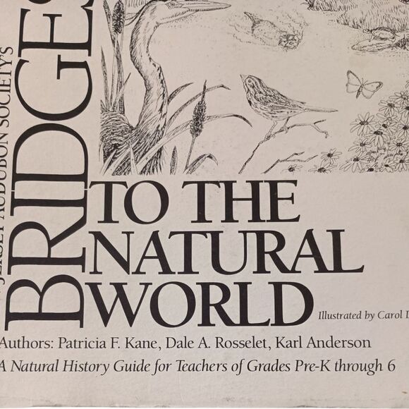 Bridges To The Natural World Audubon Society Teachers Guide Vintage 1992 Spiral. - Picture 2 of 16